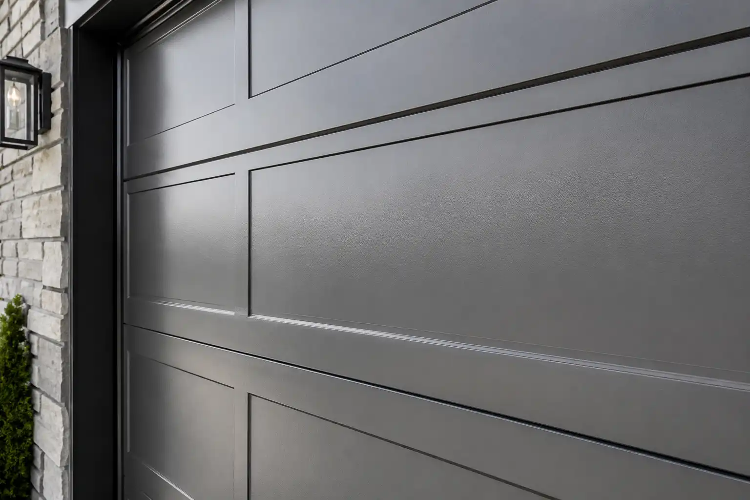 Steel garage door material
